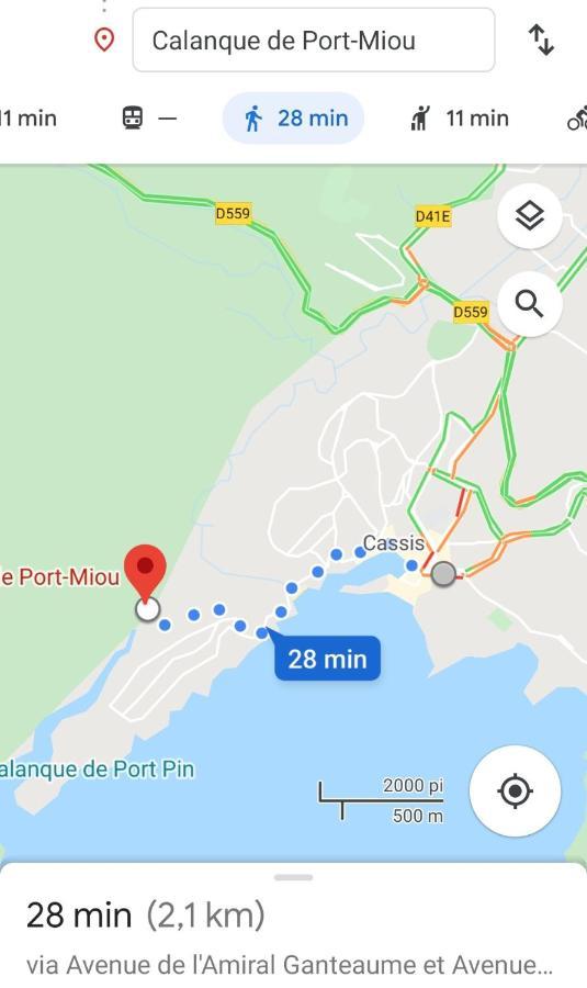 Appartement Au Coeur De Cassis Vue Sur Le Parc Dış mekan fotoğraf
